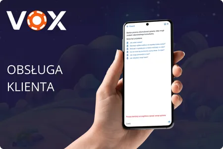 Rejestracja w Casino Vox APK
