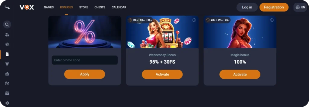 Kod promocyjny VOX