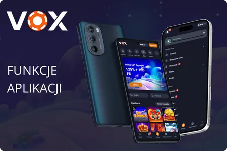 Funkcje Casino Vox app