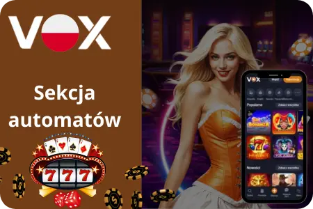 Sekcja automatów Vox Casino