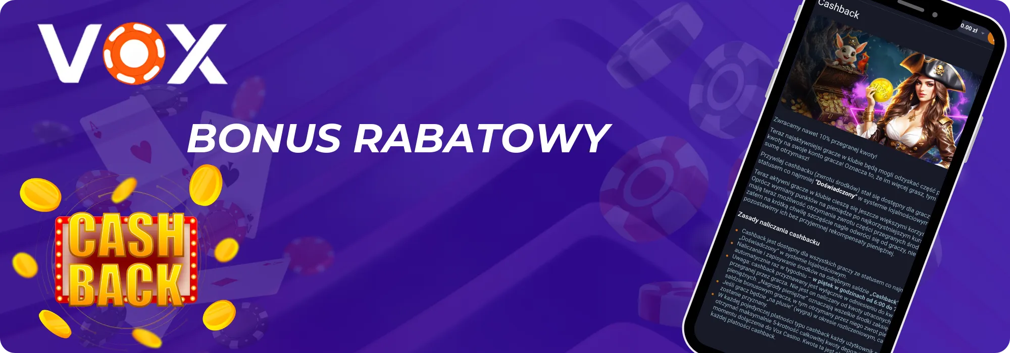Bonus rabatowy voxcasino
